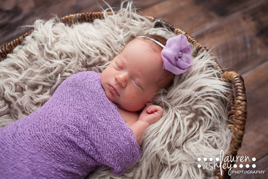Newborn Photographer in Cedar Rapids, IA | Newborn Easter Basket
