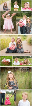 Outdoor children's photography session at Wickiup Hill Lodge in Toddville, IA
