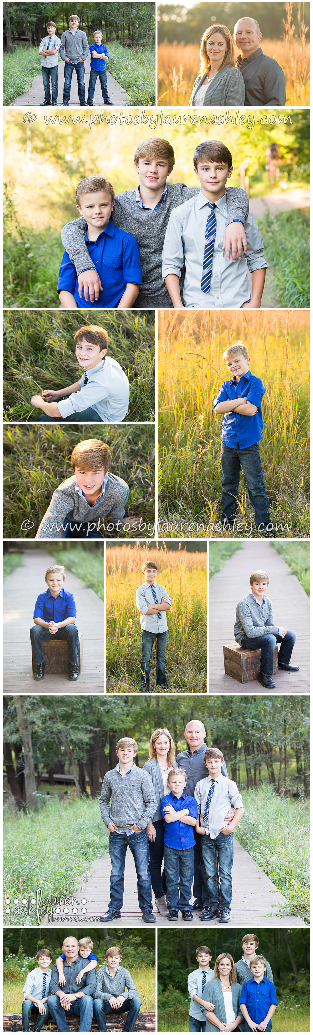 Family Photography with Lauren Ashley Photography at Indian Creek Nature Center in Cedar Rapids, IA
